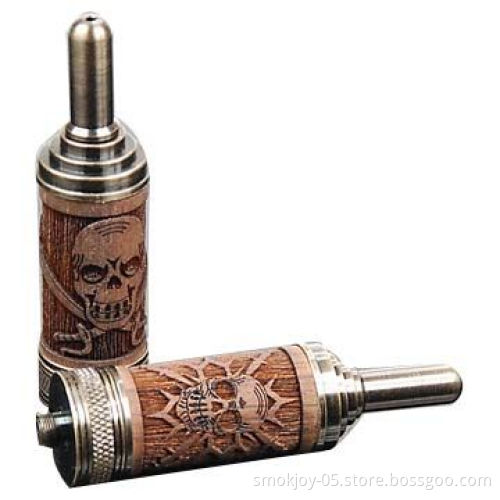 Smokjoy E-Cigarette, N Fire LA2 Tank, Wooden Atomizer